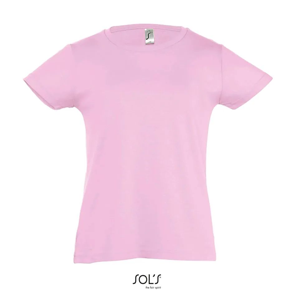 Camiseta Niña SOL'S CHERRY ROSA MÉDIO