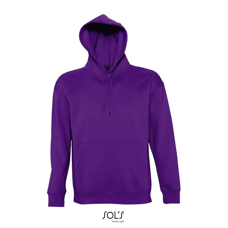Sudadera Unisex Con Capucha SOL'S SLAM MORADO OSCURO