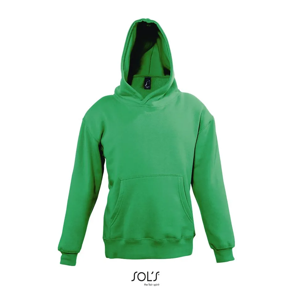 Sudadera Niño Con Capucha SOL'S SLAM KIDS VERDE PRADERA