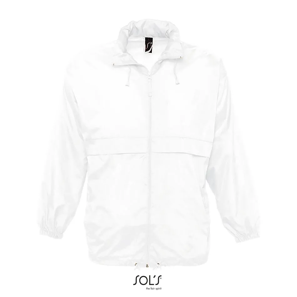 Cortaviento Unisex Hidrófugo SOL'S SURF BLANCO