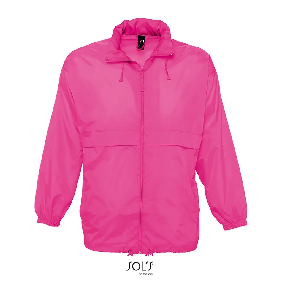 Cortaviento Unisex Hidrófugo SOL'S SURF Rosa fluor 2