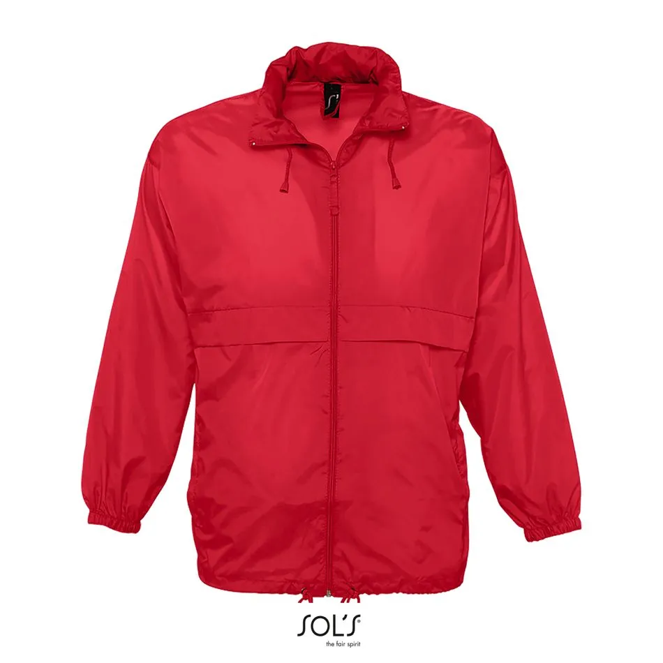 Cortaviento Unisex Hidrófugo SOL'S SURF ROJO