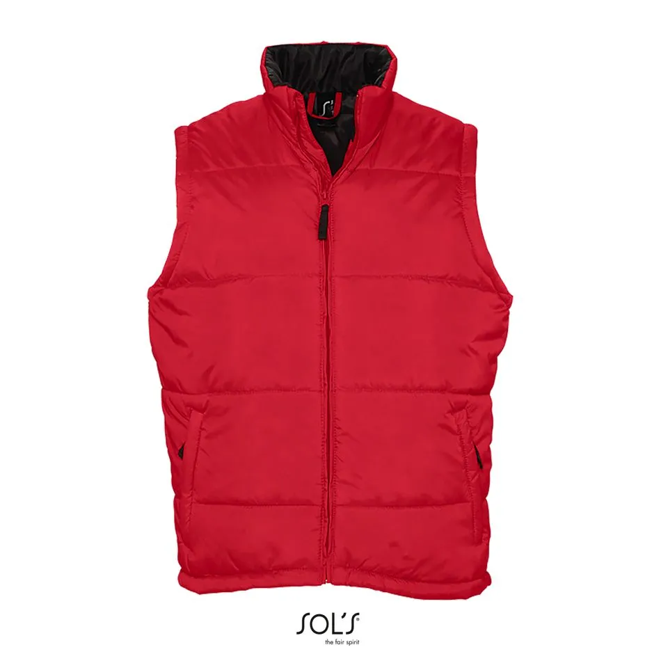Chaleco Acolchado SOL'S WARM ROJO