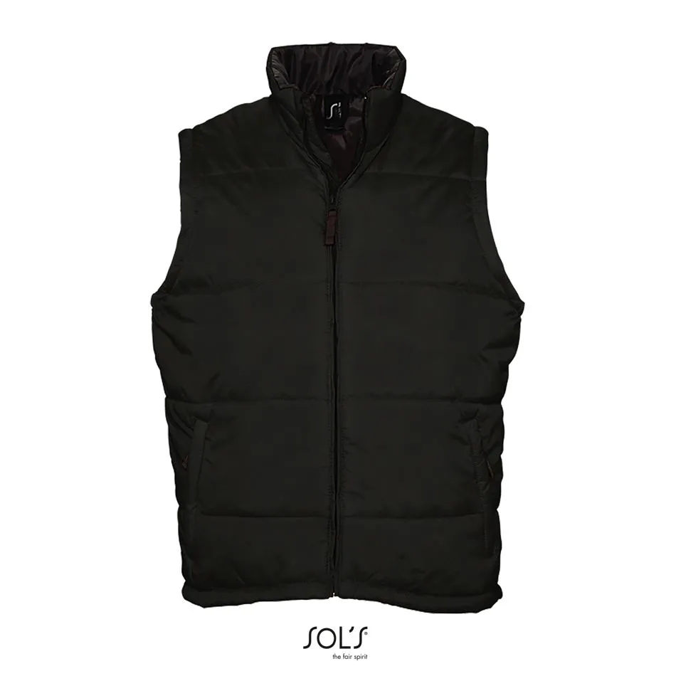 Chaleco Acolchado SOL'S WARM NEGRO