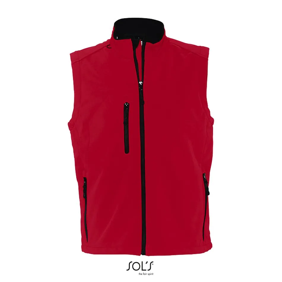 Chaleco Softshell Para Hombre SOL'S RALLYE MEN ROJO CHILI