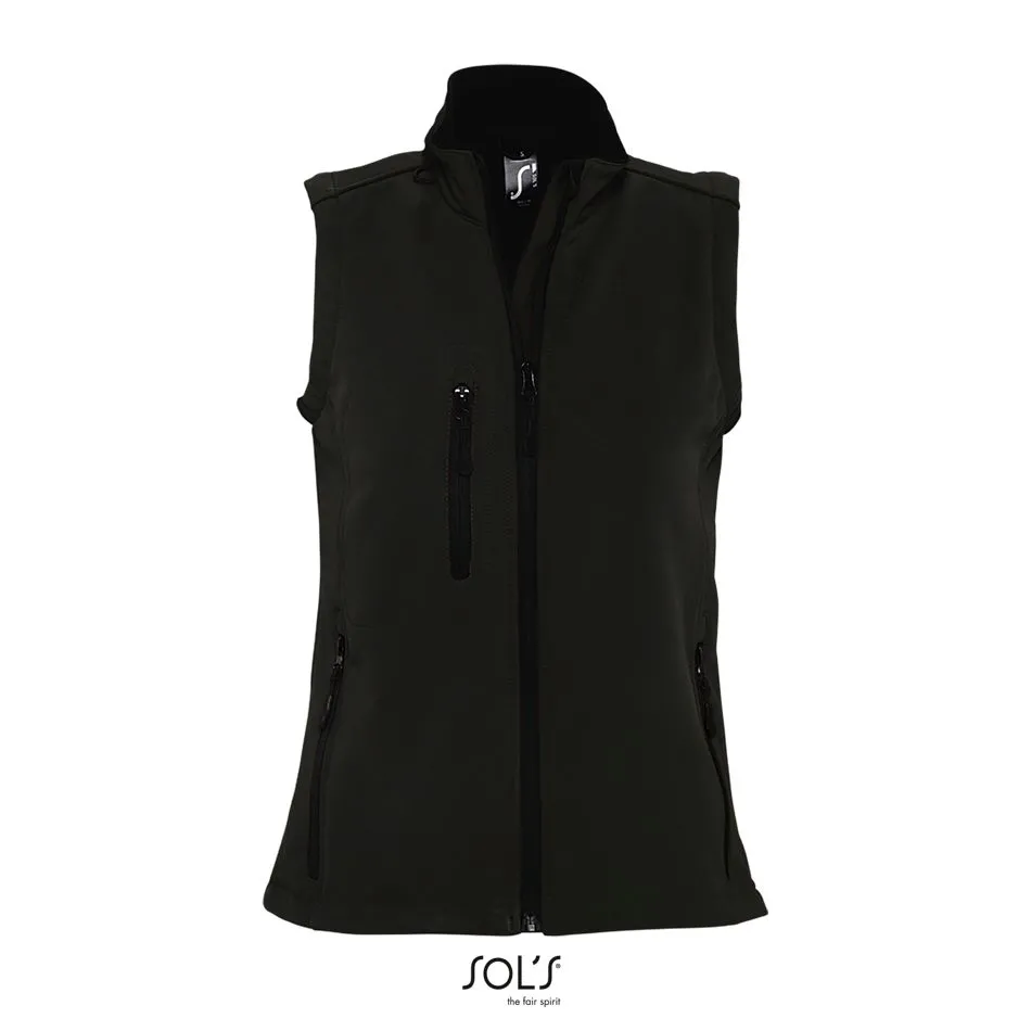 Chaleco Softshell Para Mujer SOL'S RALLYE WOMEN NEGRO