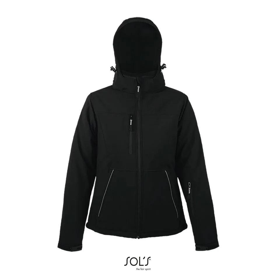 Chaqueta Softshell Mujer Acolchada SOL'S ROCK WOMEN NEGRO