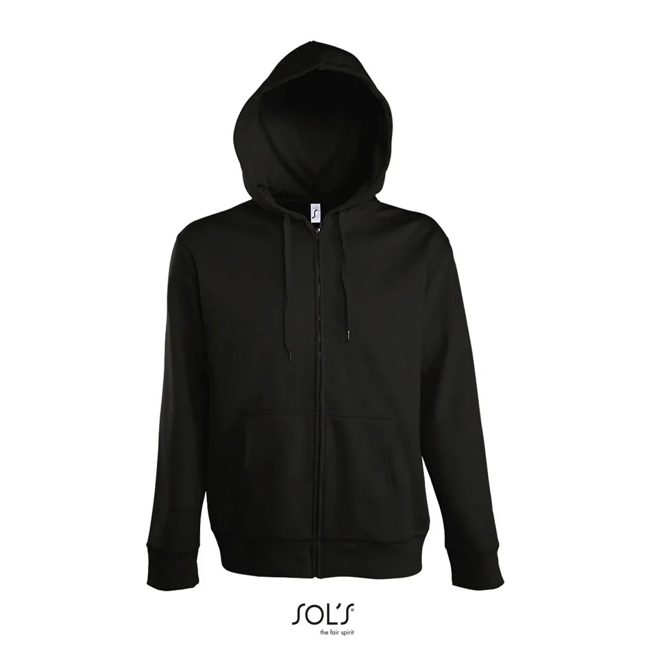 Chaqueta De Hombre Con Capucha SOL'S SEVEN MEN NEGRO