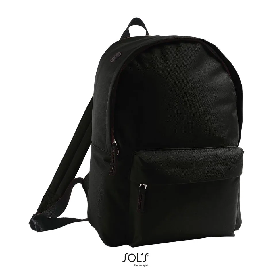 Mochila De Poliéster 600D SOL'S RIDER NEGRO