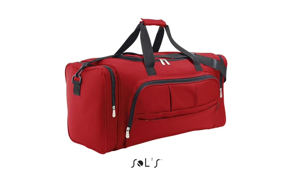 Bolsa De Deporte Multi Bolsillos De Poliéster 600D SOL'S WEEK-END ROJO
