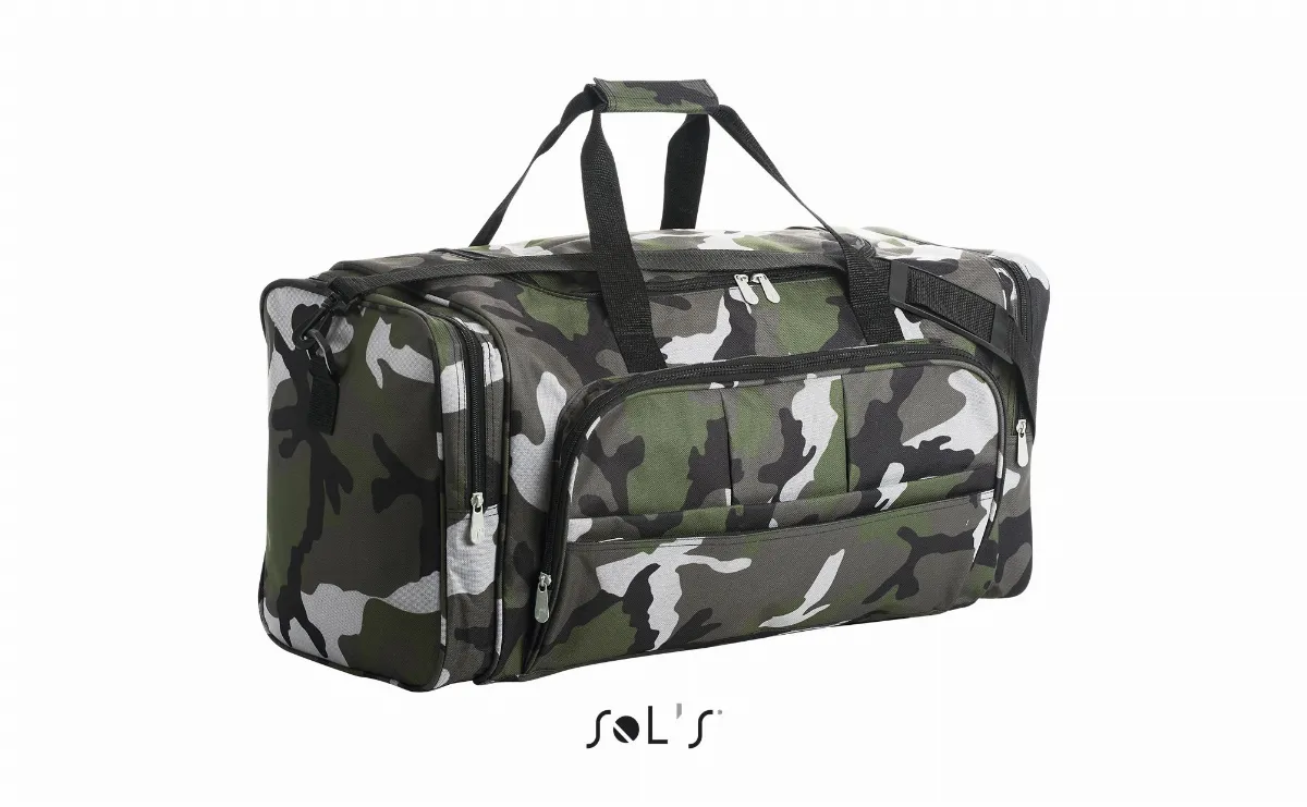 Bolsa De Deporte Multi Bolsillos De Poliéster 600D SOL'S WEEK-END CAMO