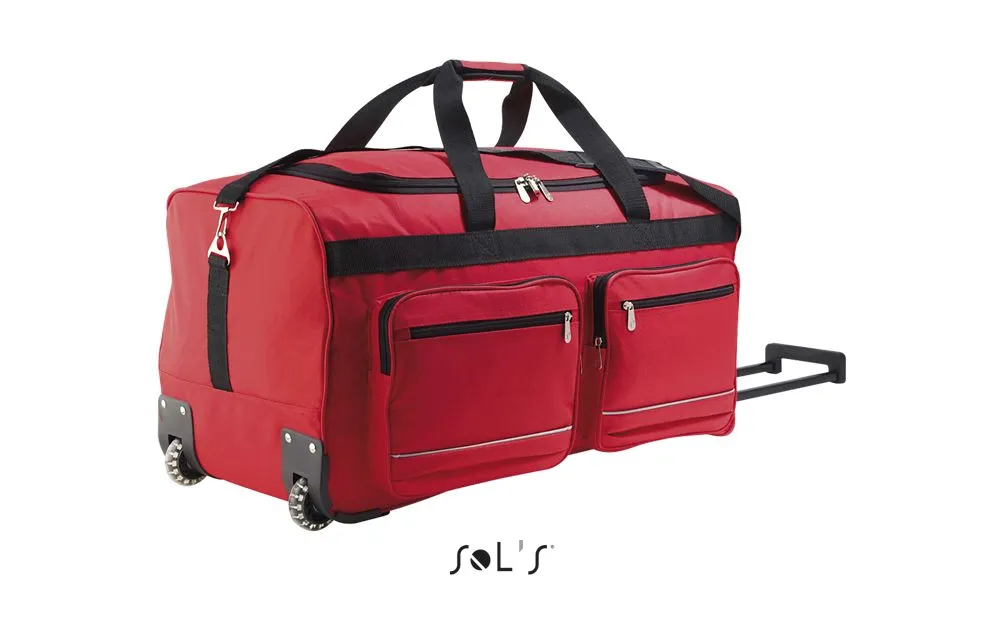 Bolsa De Viaje De “Lujo” De Poliéster 600D - Ruedas SOL'S VOYAGER ROJO