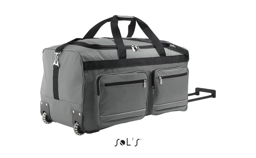 Bolsa De Viaje De “Lujo” De Poliéster 600D - Ruedas SOL'S VOYAGER GRAFITO