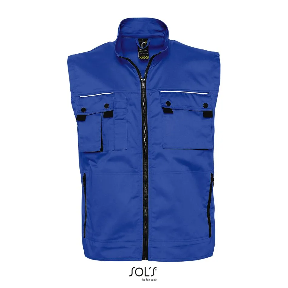 Chaleco De Trabajo SOL'S ZENITH PRO AZUL BUGATTI