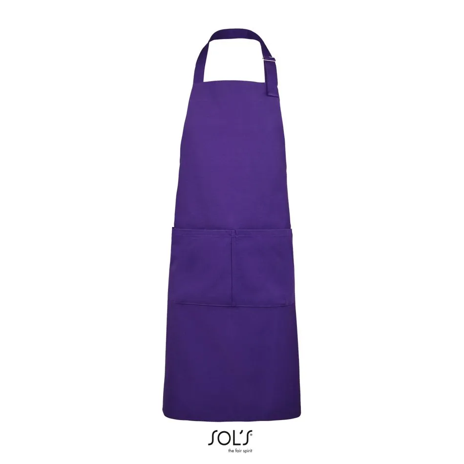 Delantal Largo Con Bolsillos SOL'S GALA MORADO OSCURO