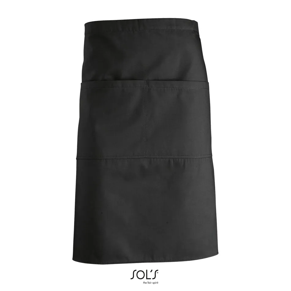 Delantal Medio Con 2 Bolsillos SOL'S GREENWICH GRIS OSCURO