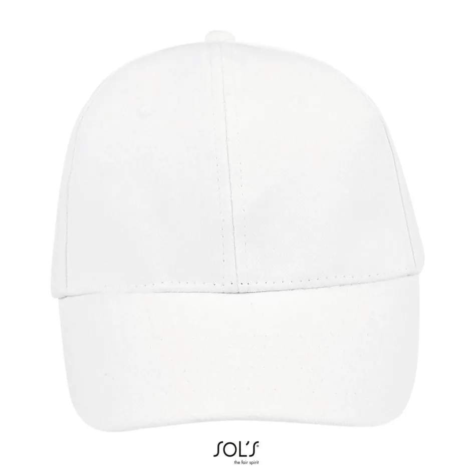 Gorra 6 Paneles SOL'S BUFFALO BLANCO
