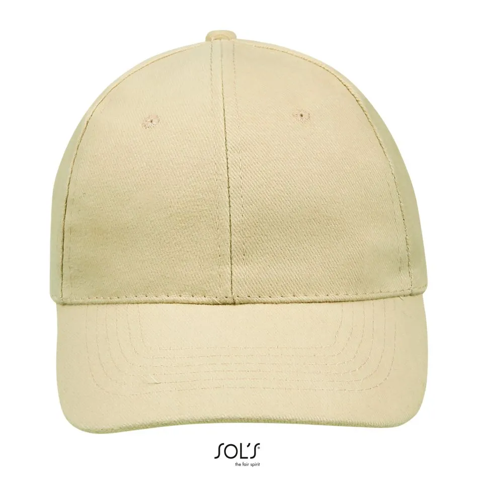 Gorra 6 Paneles SOL'S BUFFALO BEIGE