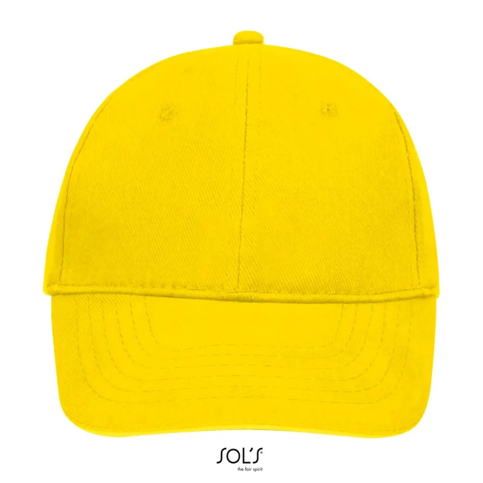 Gorra 6 Paneles SOL'S BUFFALO AMARILLO