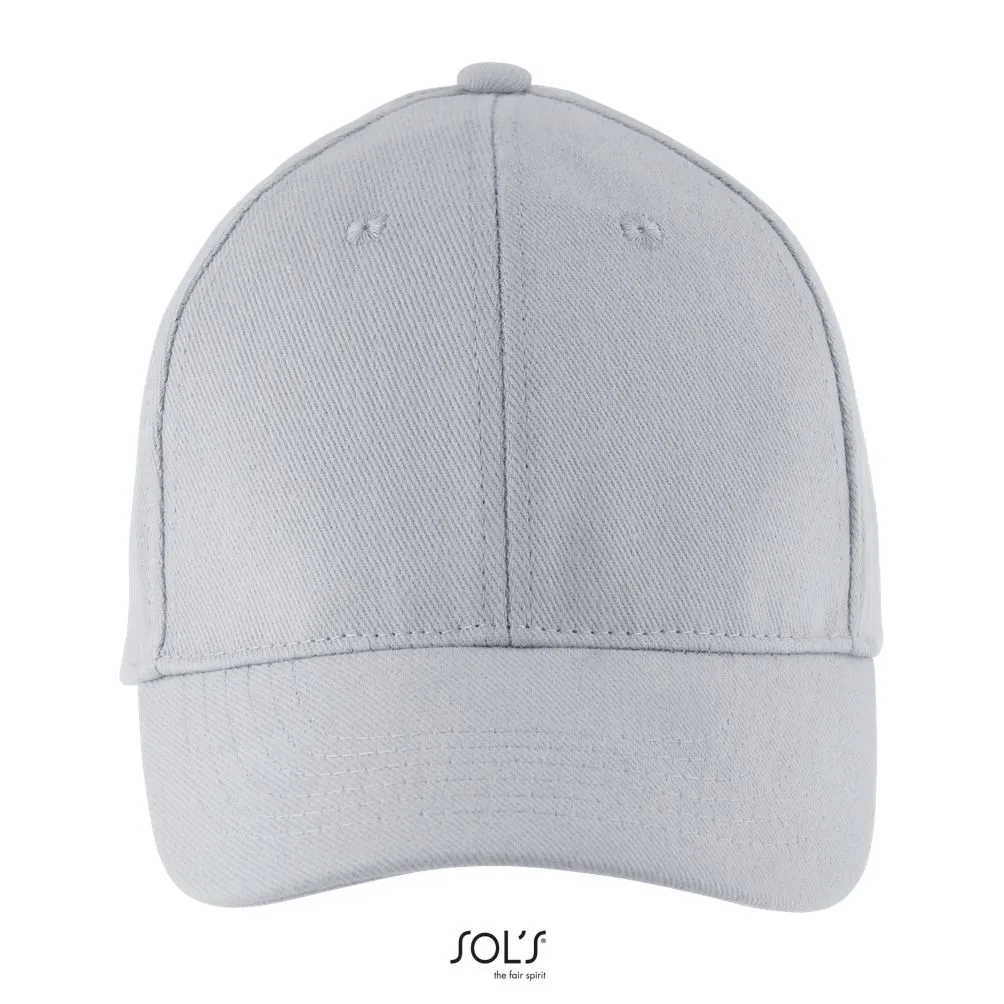 Gorra 6 Paneles SOL'S BUFFALO Gris puro