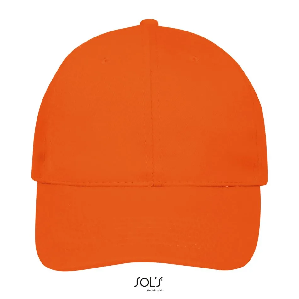 Gorra 6 Paneles SOL'S BUFFALO NARANJA