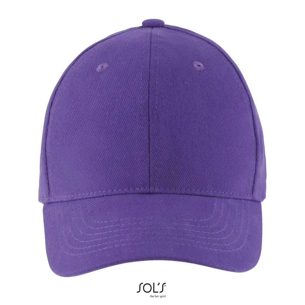 Gorra 6 Paneles SOL'S BUFFALO MORADO OSCURO