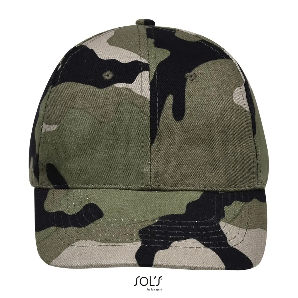 Gorra 6 Paneles SOL'S BUFFALO CAMO