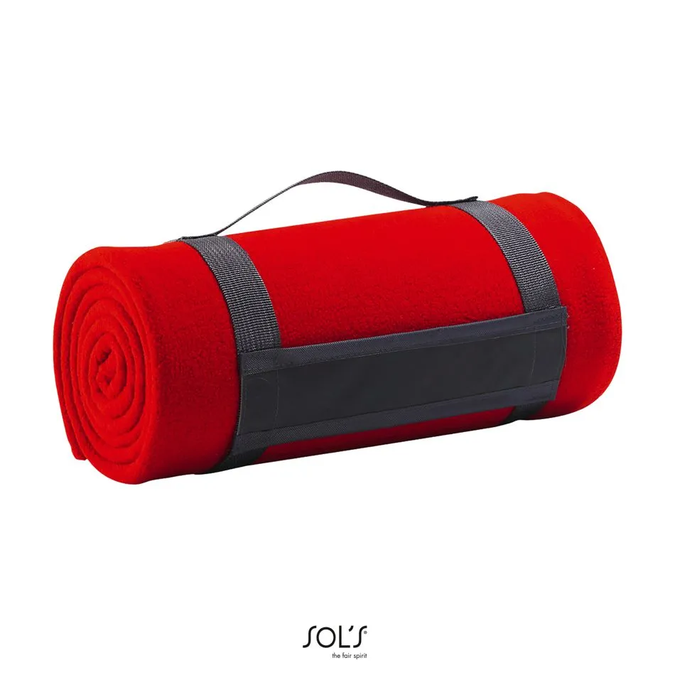 Manta De Viaje Polar SOL'S PLAID ROJO