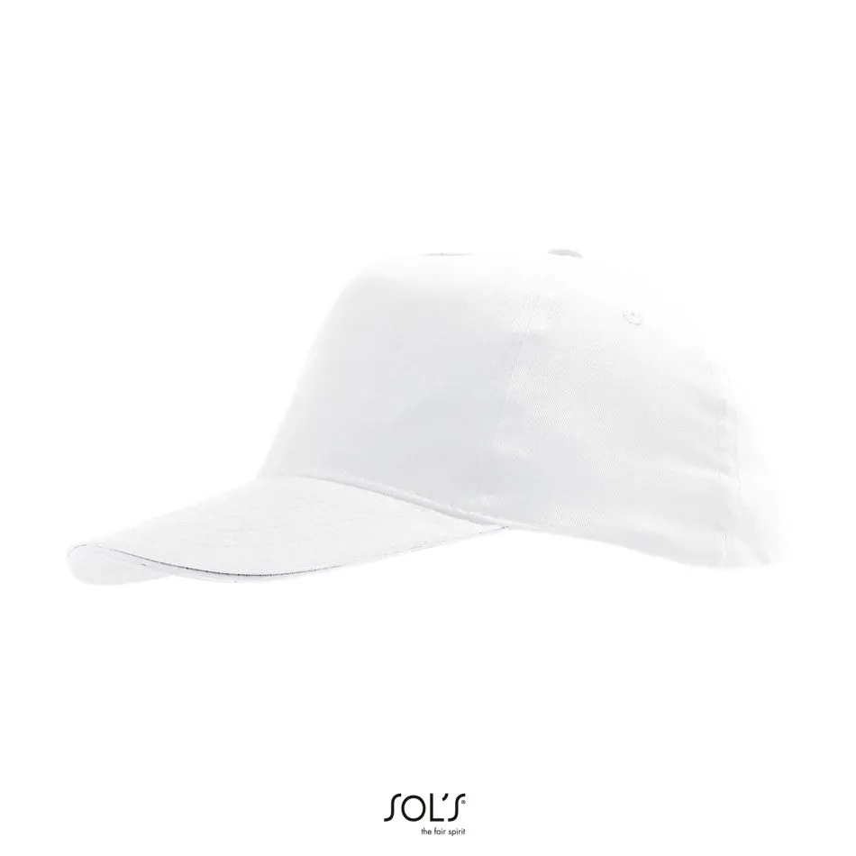 Gorra Niño 5 Paneles SOL'S SUNNY KIDS BLANCO