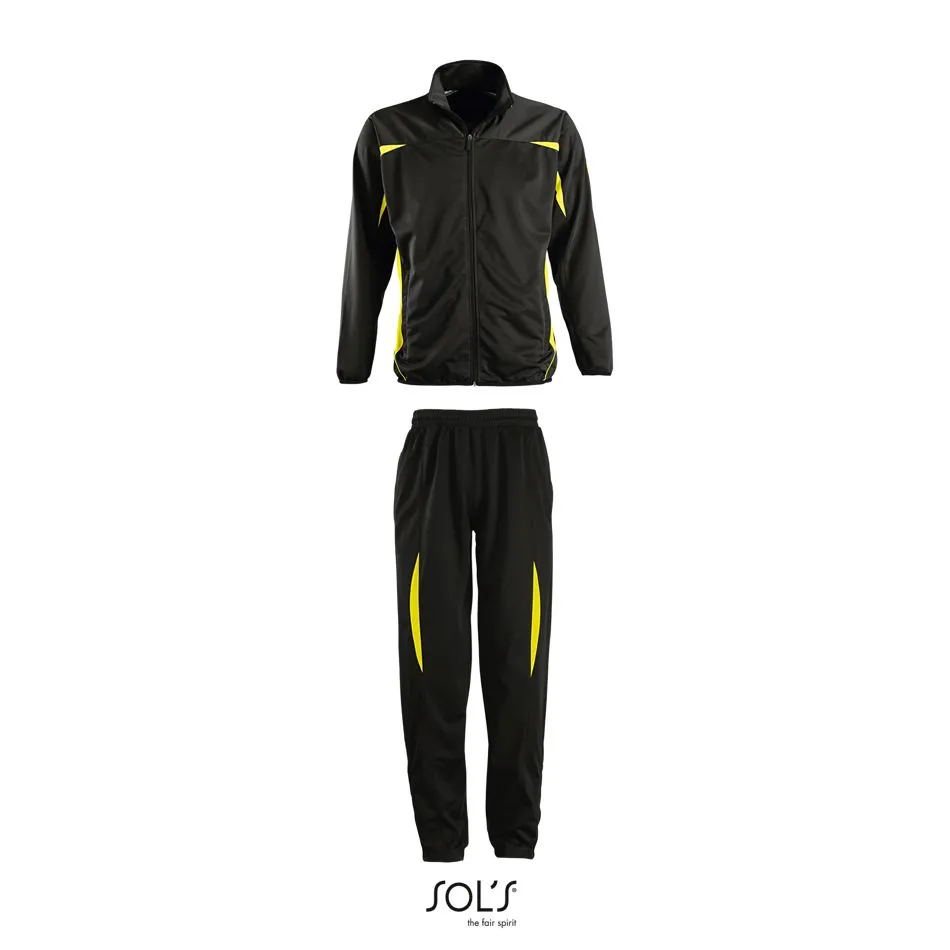 Chándal Club Adulto SOL'S CAMP NOU Negro Amarillo Negro