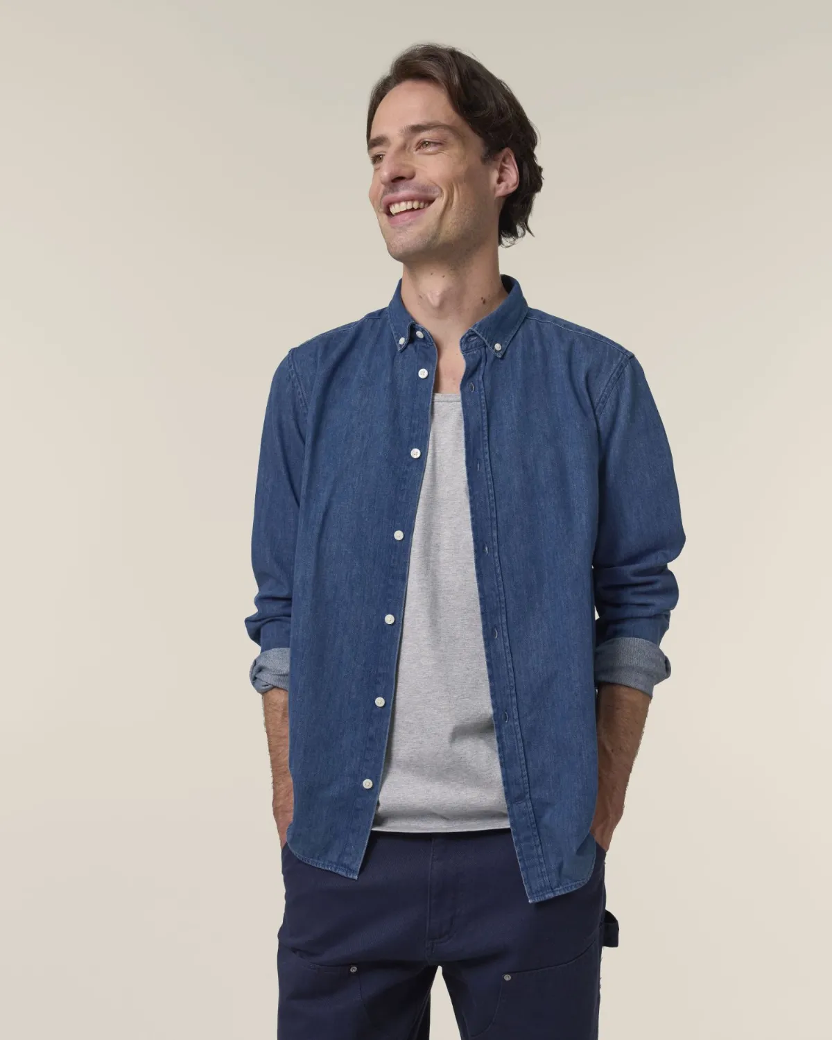 Shirts Stanley Stella Stanley Denim Shirt