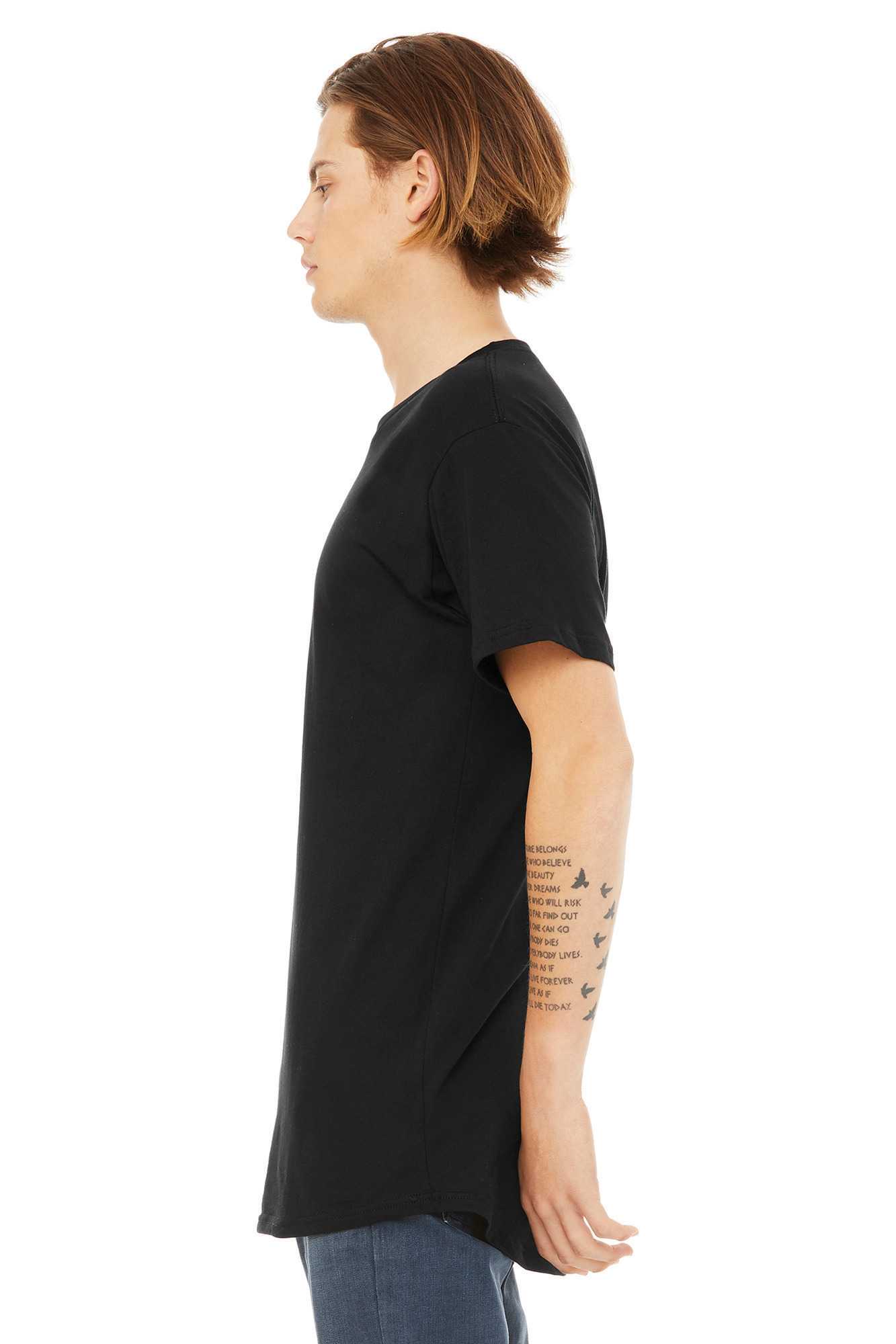 Camiseta de corte largo hombre