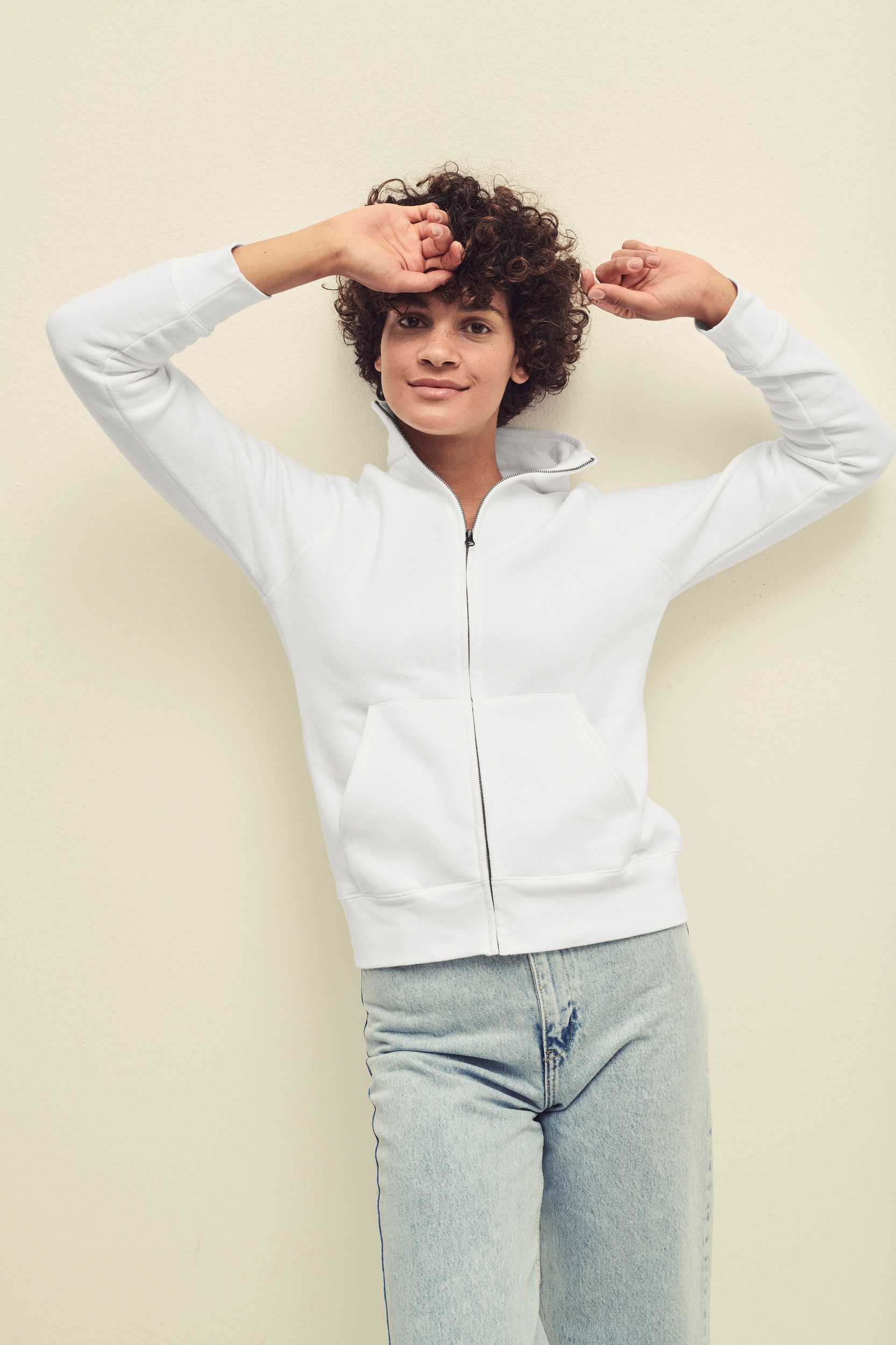  Fruit of the Loom Chaqueta de felpa Premium con cremallera mujer (62-116-0)
