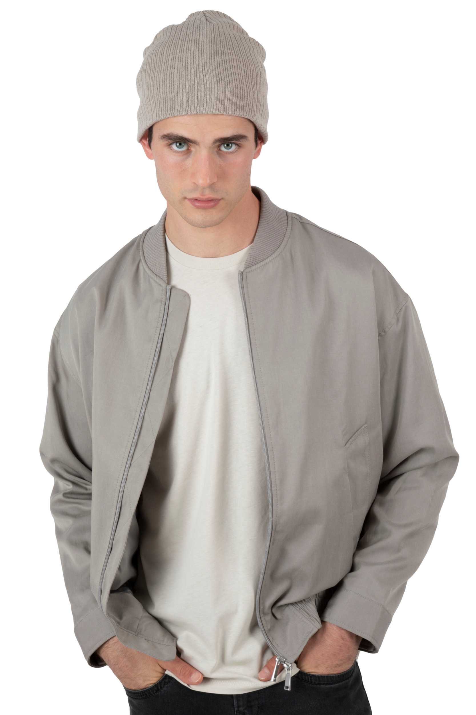  K-up Gorro de punto acanalado