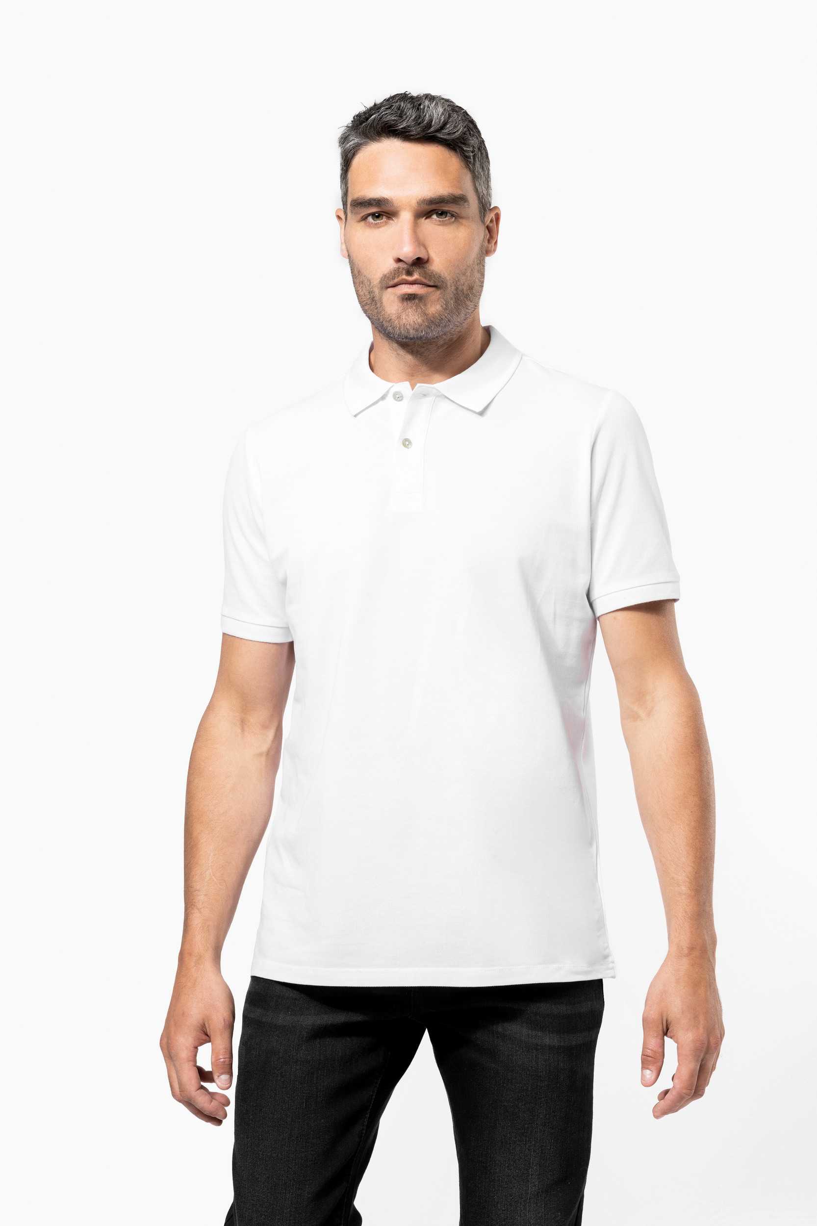  Kariban Polo Supima® manga corta para hombre