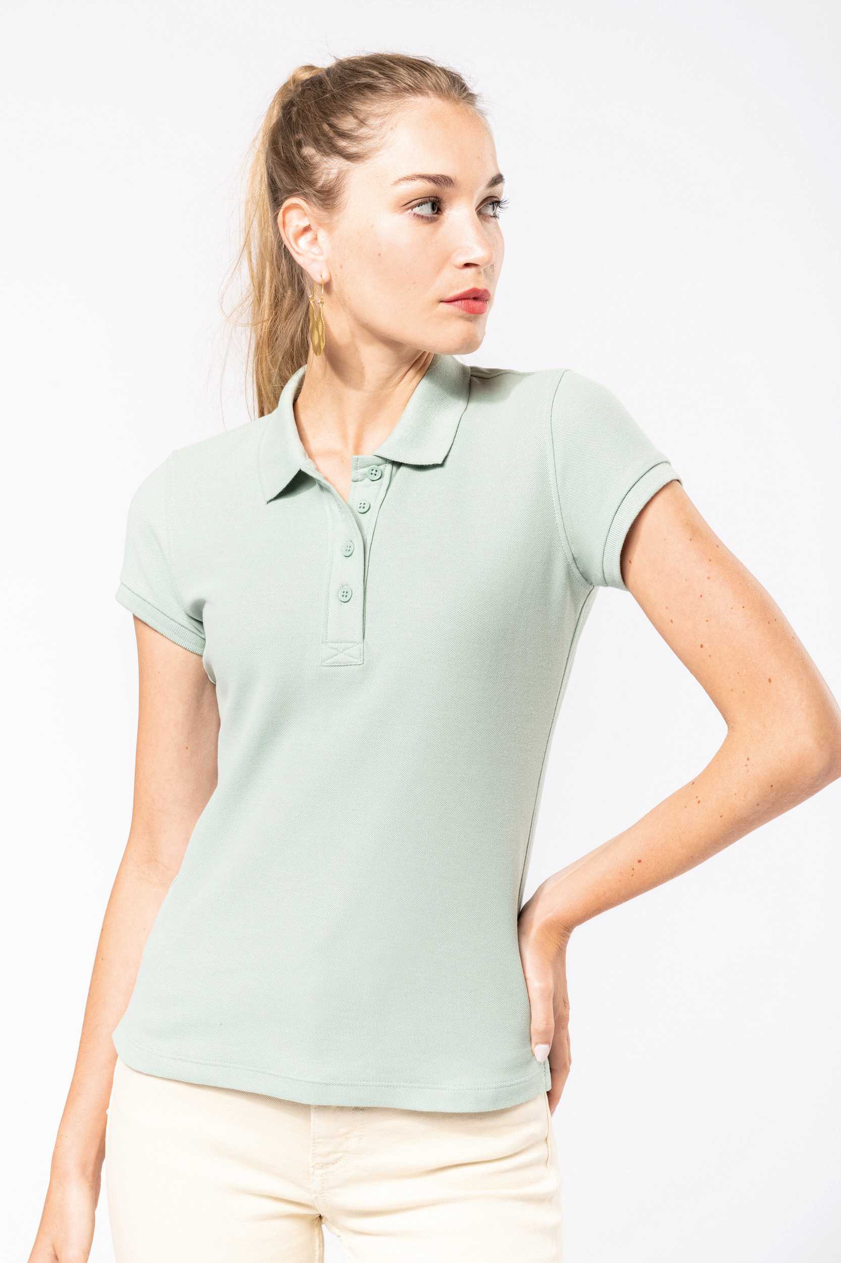  Kariban Polo piqué orgánico de mujer