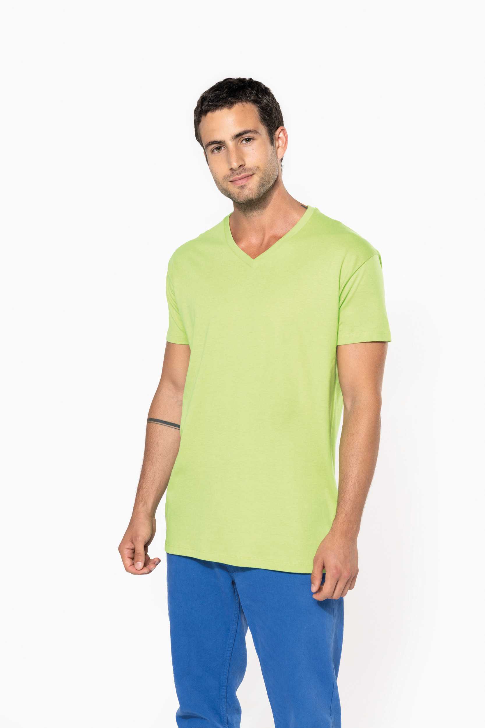  Kariban Camiseta BIO150IC cuello de pico hombre