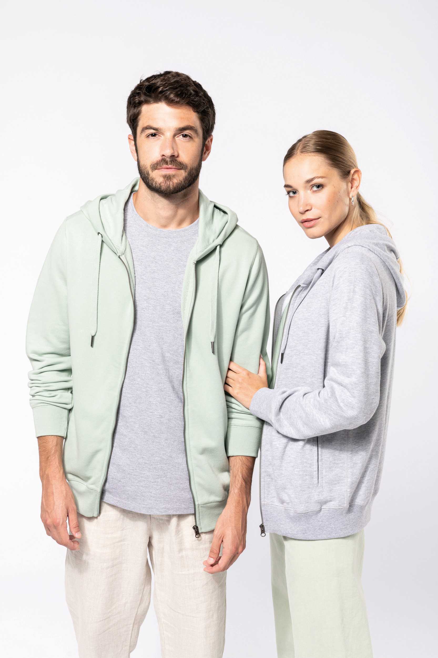  Kariban Sudadera ecorresponsable french terry - capucha y cremallera - Unisex