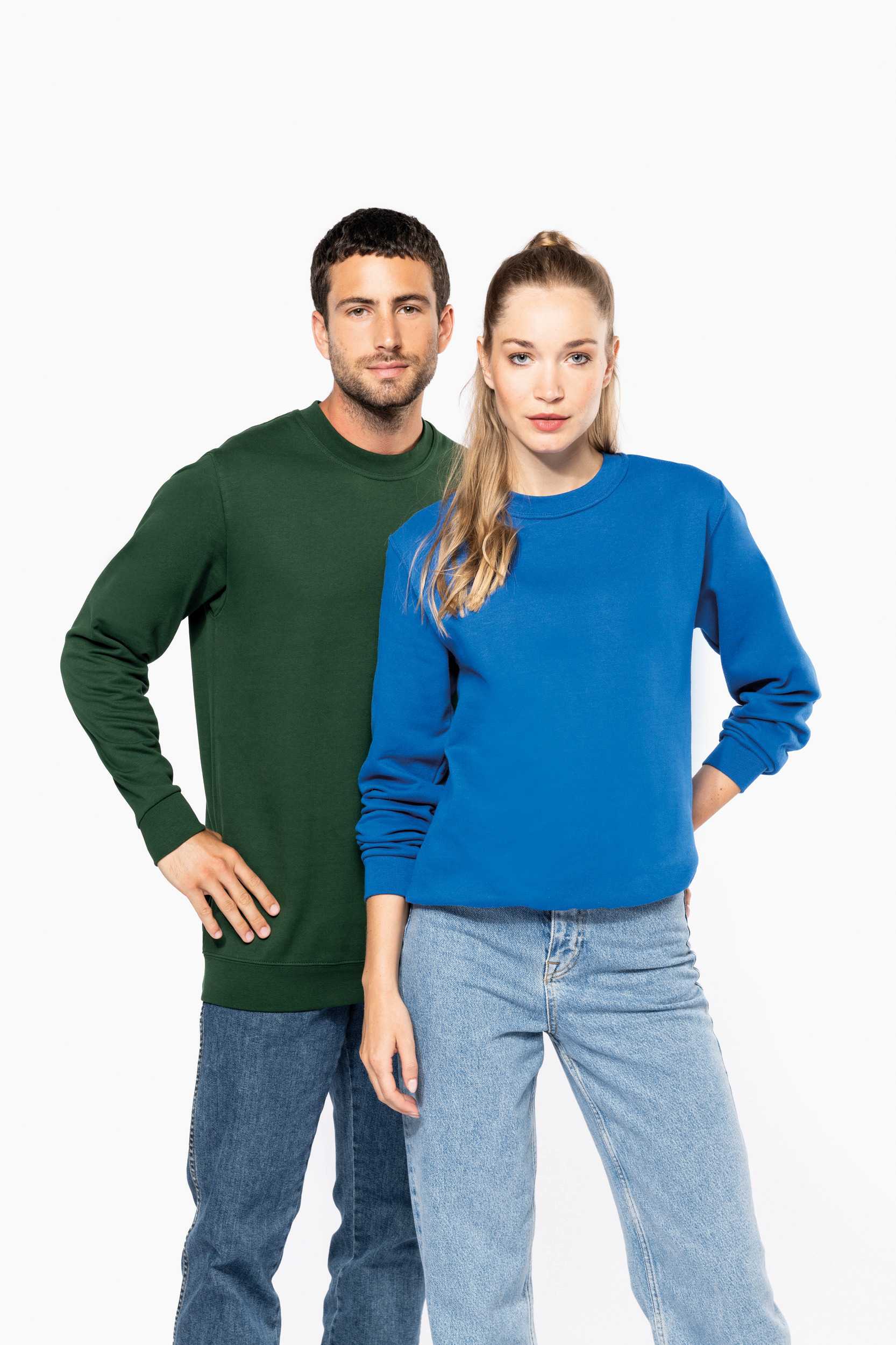  Kariban Sudadera de cuello redondo reciclada unisex
