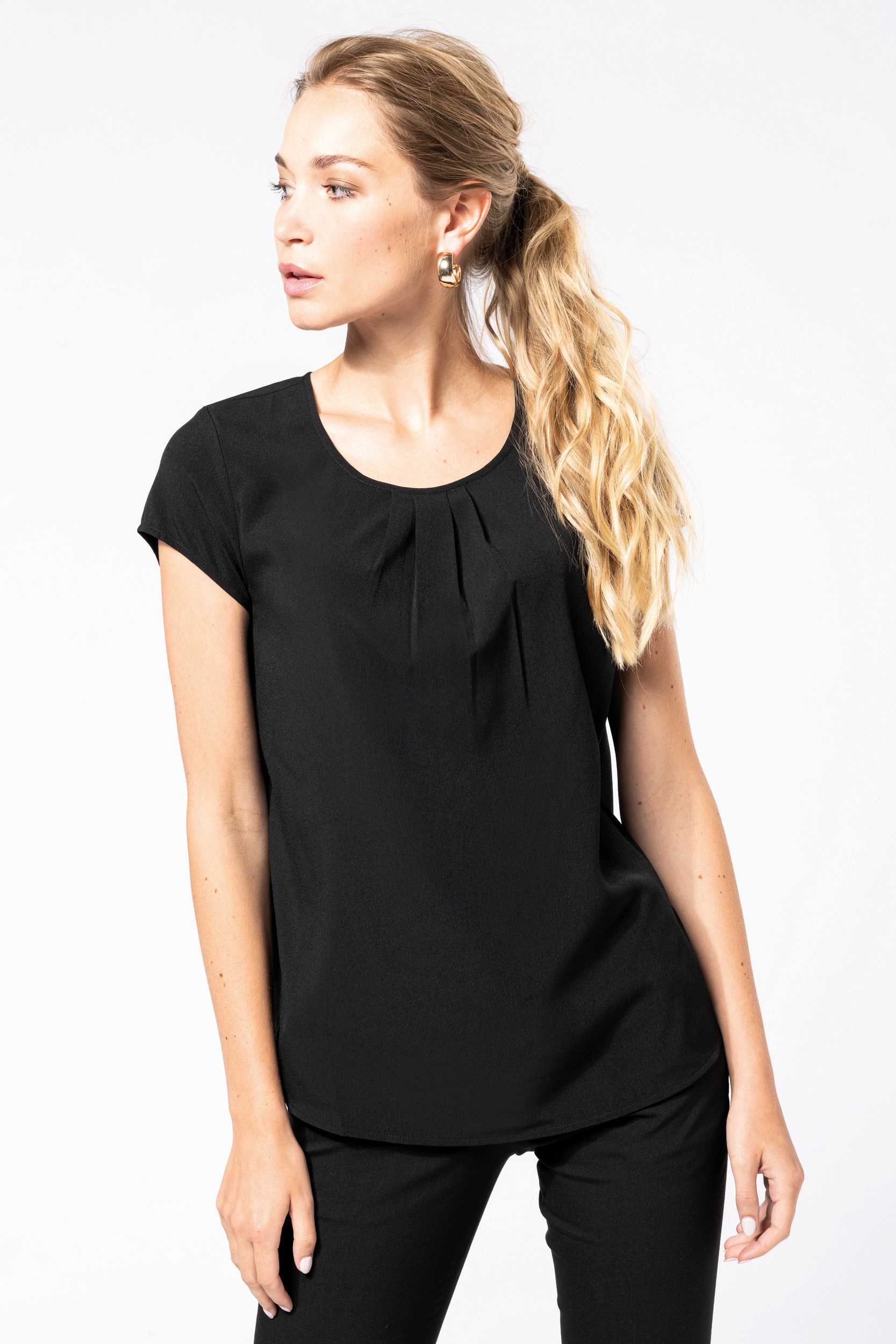  Kariban Blusa crepe mujer