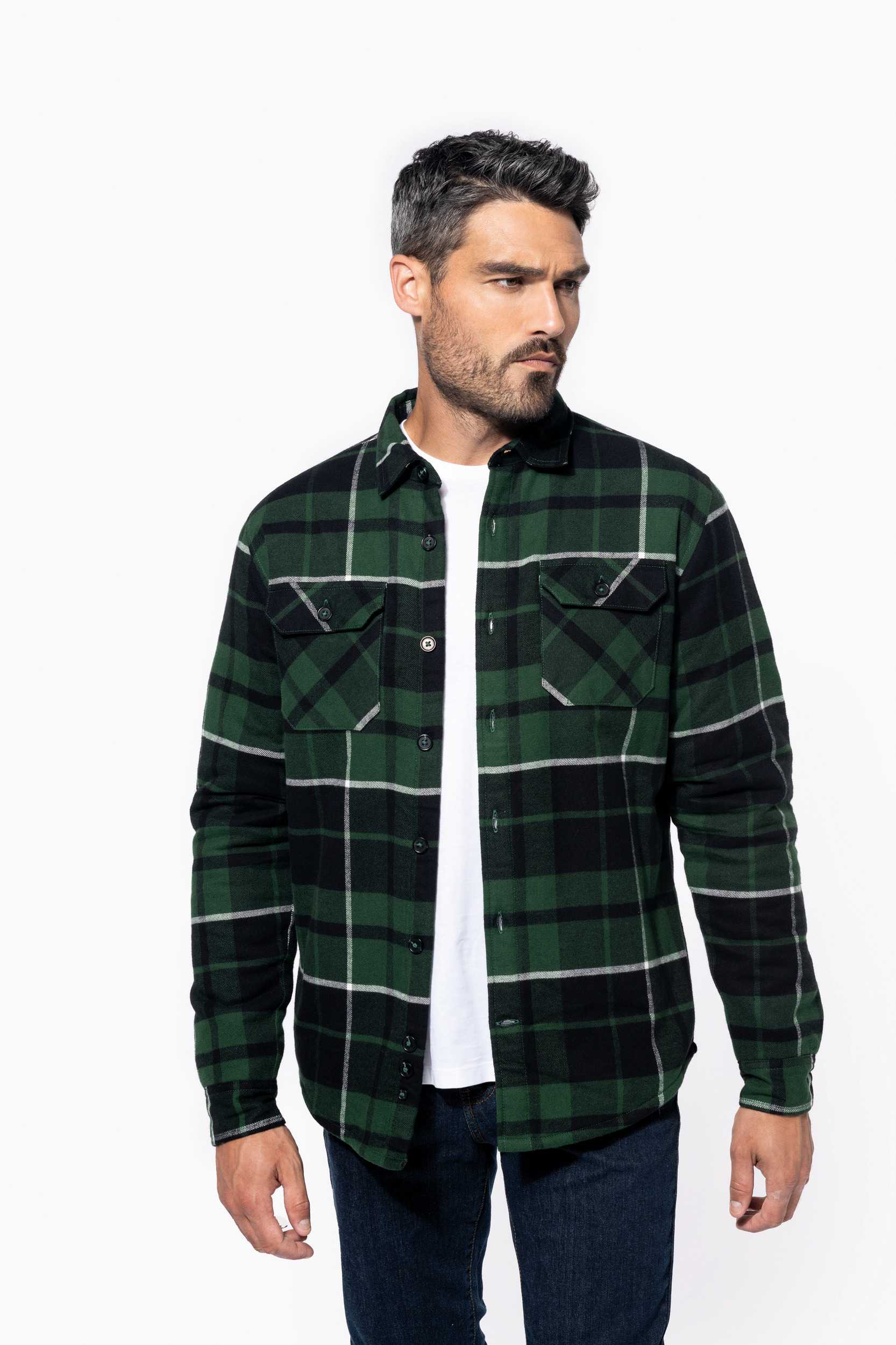  Kariban Sobrecamisa leñador forro de sherpa