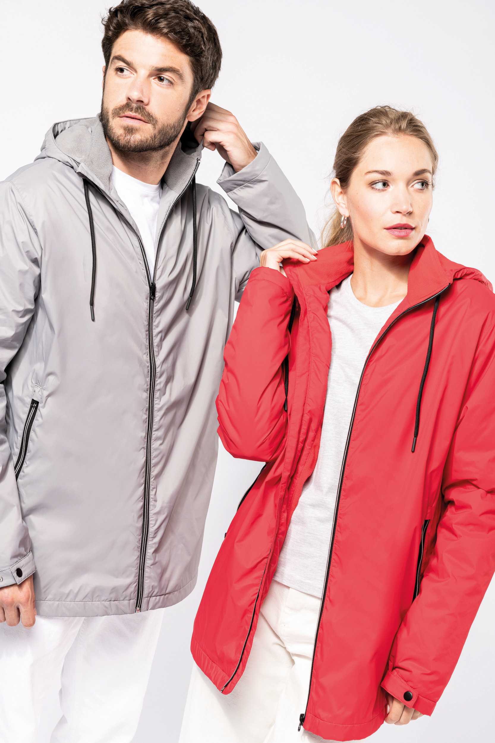  Kariban Chaqueta con capucha y forro de micropolar - Unisex