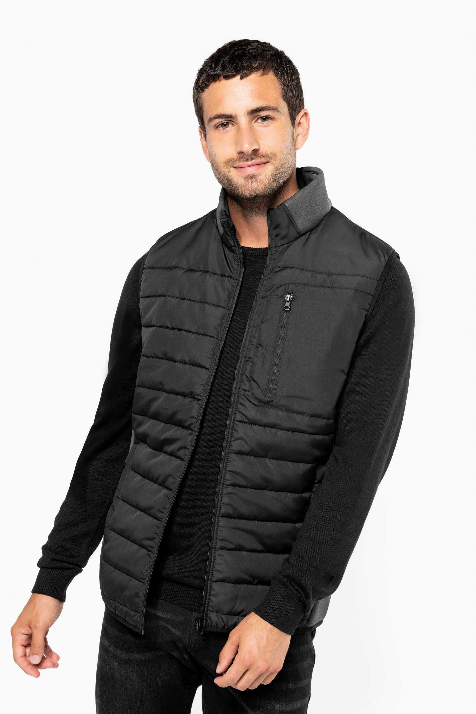  Kariban Chaleco bimaterial hombre