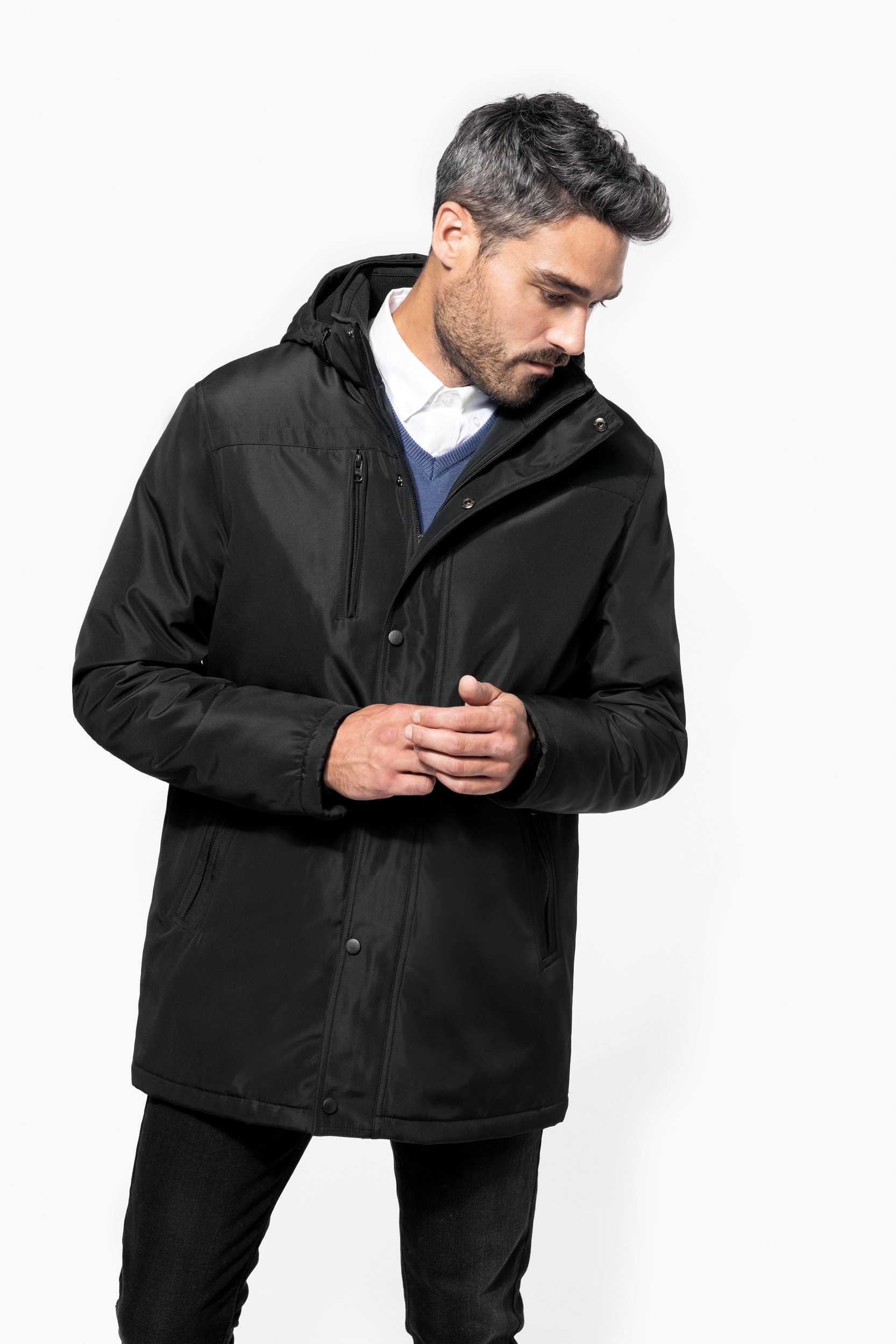  Kariban Parka con capucha extraíble