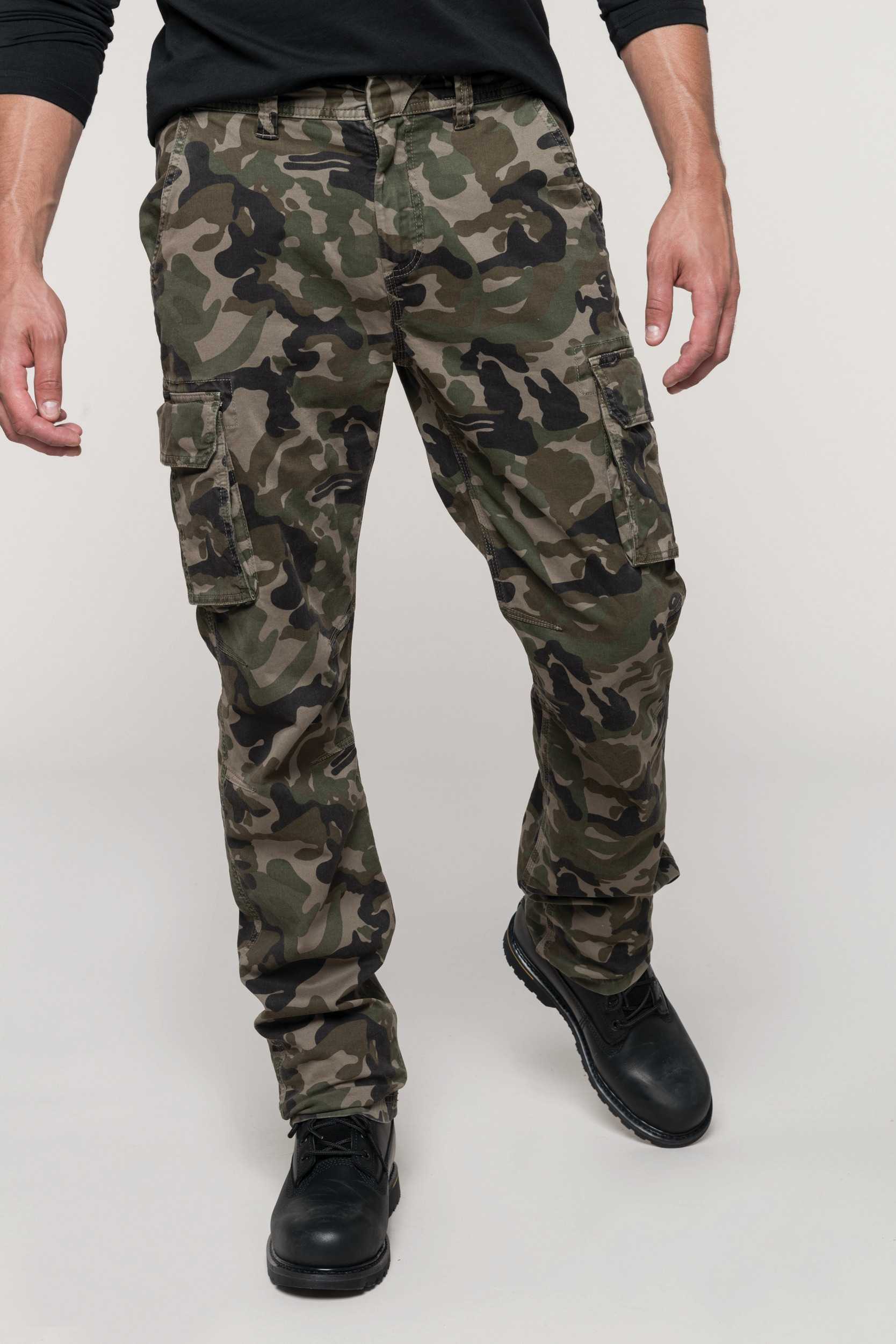  Kariban Pantalón multibolsillos hombre