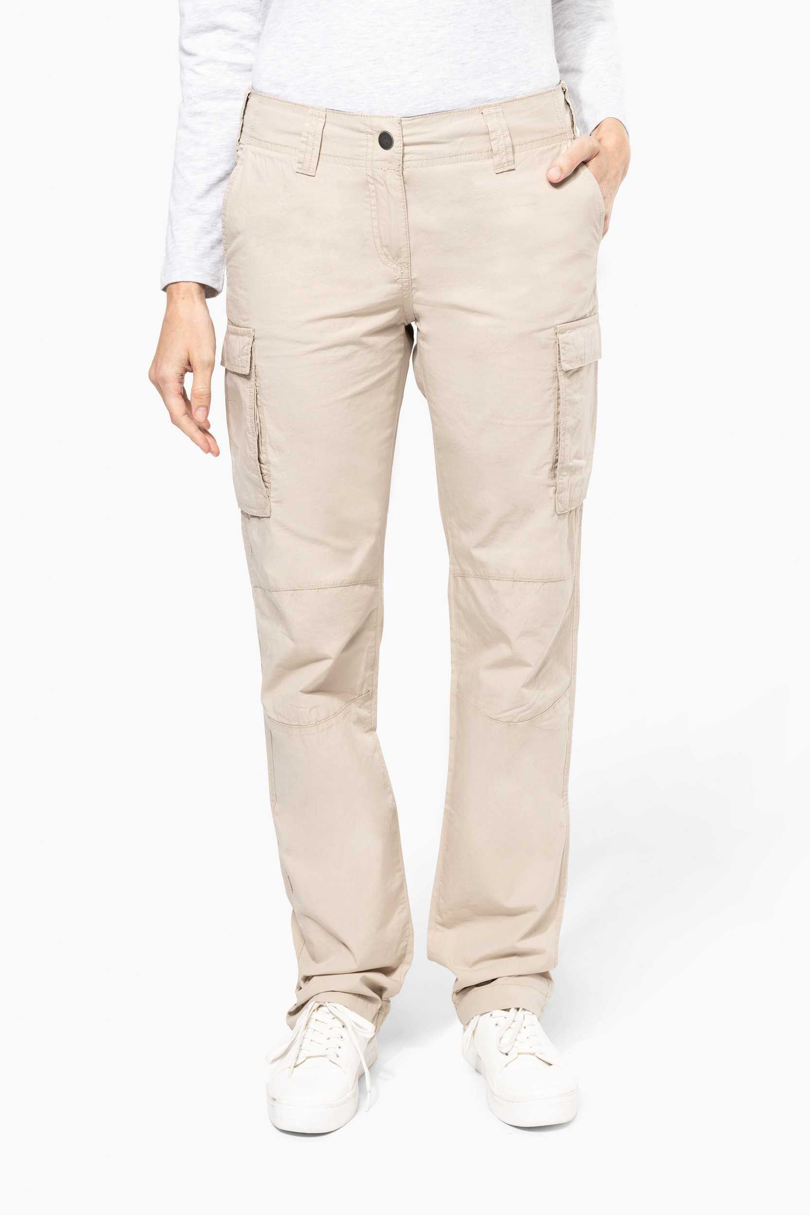  Kariban Pantalón ligero multibolsillos para mujer
