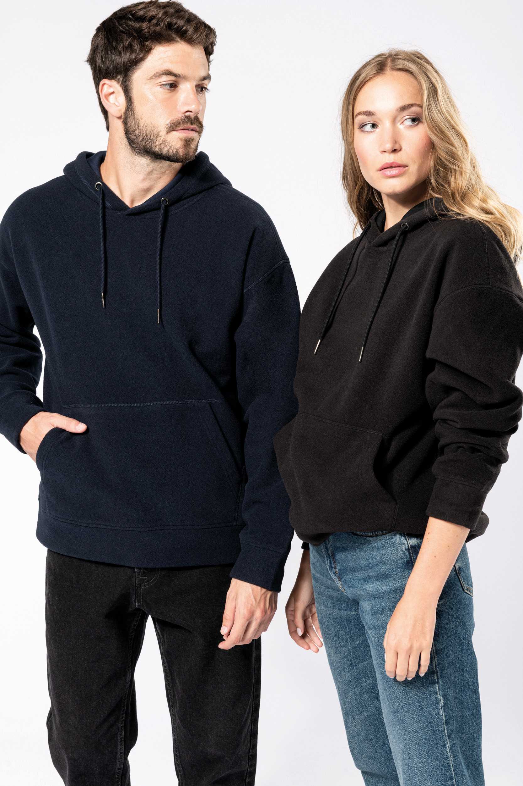  Kariban Sudadera oversize con capucha - micropolar reciclado - Unisex