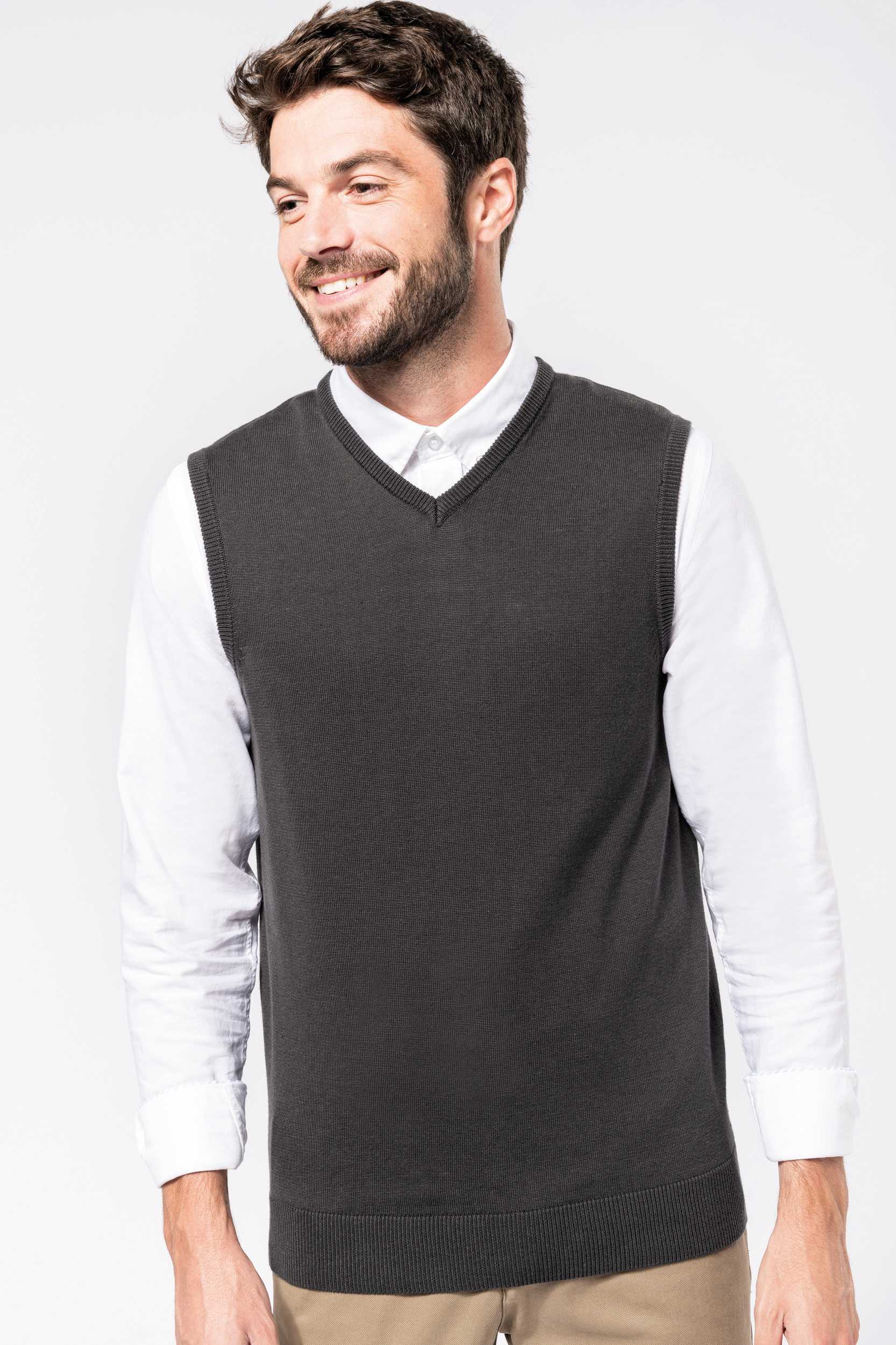  Kariban Jersey cuello de pico sin mangas