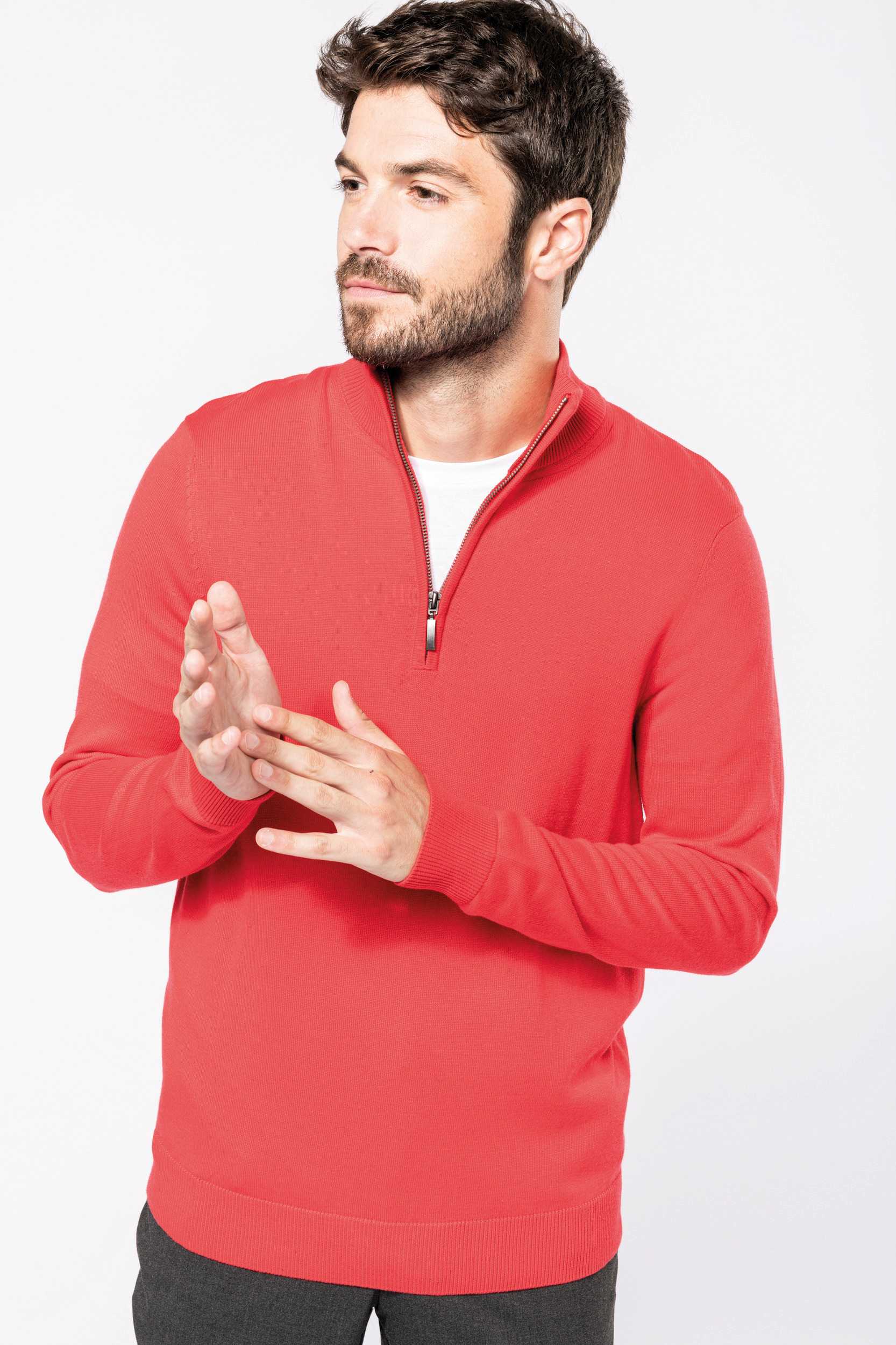  Kariban Jersey 1/4 cremallera hombre