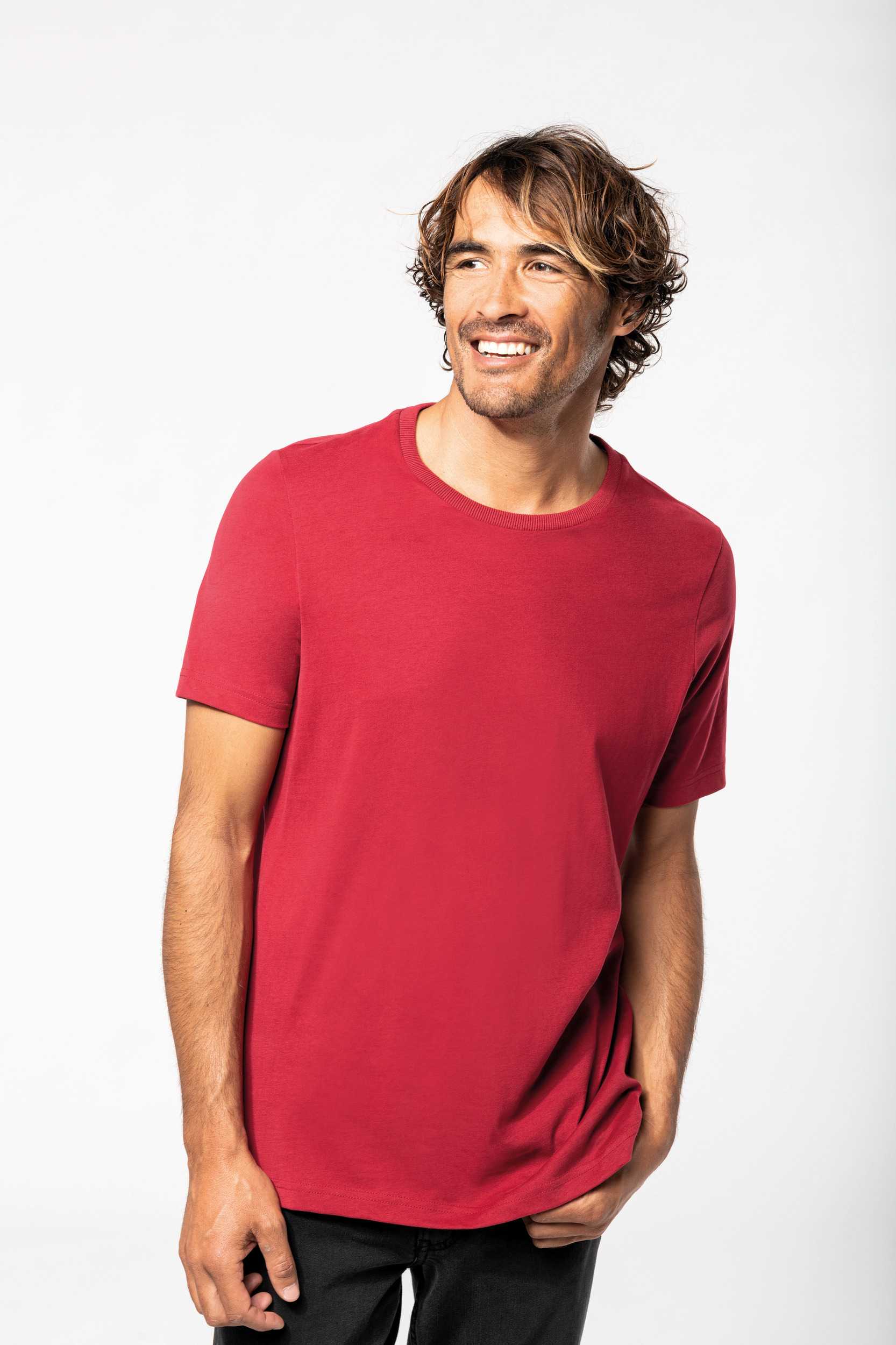 Kariban Camiseta vintage manga corta hombre